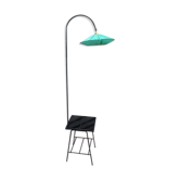 Tripod metal foot lamppost with tablet, 1950