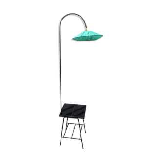 Tripod metal foot lamppost with tablet, 1950