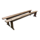 Paire de bancs de table de ferme fin XIXème en sapin