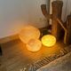 Trio de lampes Dora d’André Cazenave années 70