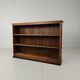 Art Deco Amsterdam School oak open bookcase – 1920s