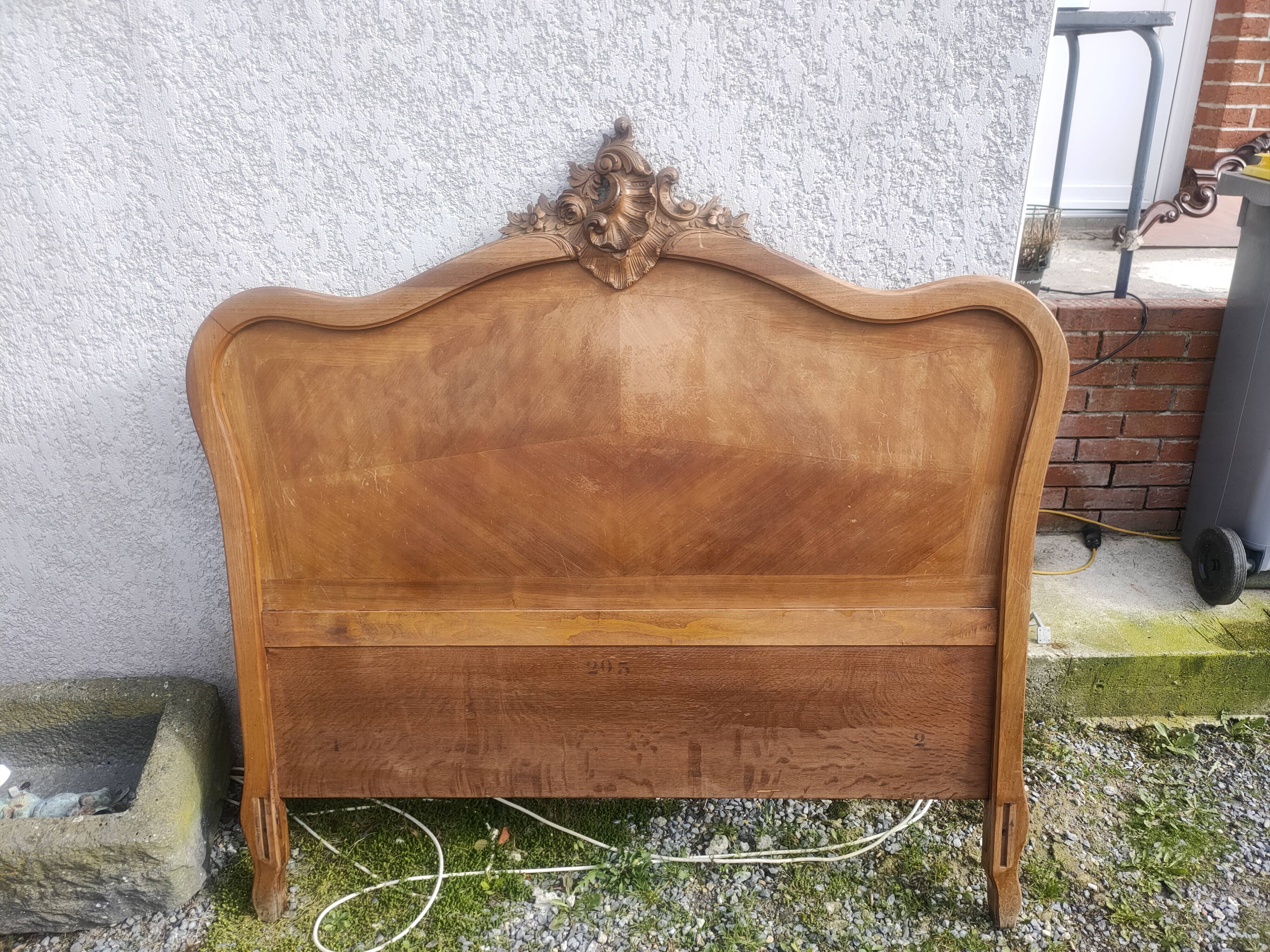 Old louis 15 style headboard