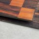 Unique art deco marquetry wall magazine rack / newspaper holder