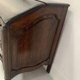Meuble de maitrise en chêne sculpté Commode scriban XVIII siècle