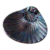 Iridescent seashell trinket tray