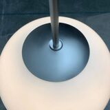 Suspended glass ball lamp by Peill & Putzler.