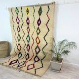 Handmade Moroccan Berber carpet 240 x 153 CM