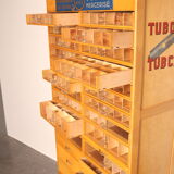 Xl vintage haberdashery 'tubor tubca' by poreye & fils - belgium - 1950's