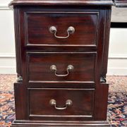 Classic English Desk Green Leather Inlay