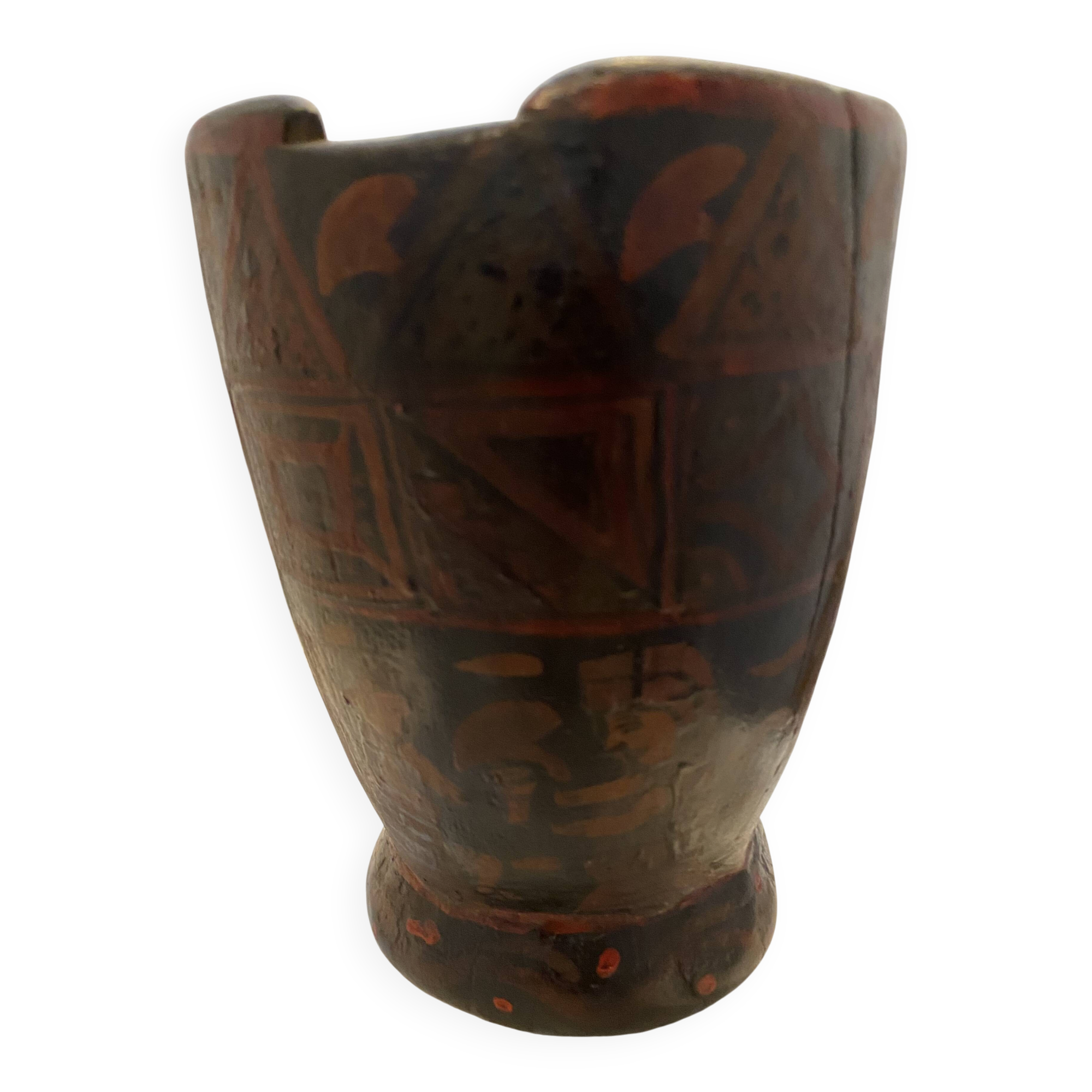 Authentic Kero vase from the colonial era.