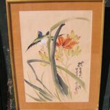 Set of three chinese paintings