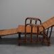 Rare Vintage Bauhaus Rattan & Bamboo Chair with Ottoman by Erich Dieckmann