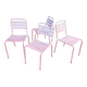 chaises bistrot terrasse chaises jardin fer forgé