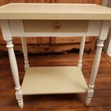 Antique side table with drawer