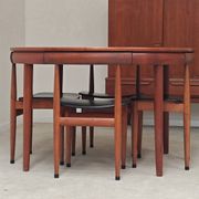 Table de repas et 4 chaises par Hans Olsen pour Frem Rojle  Danemark