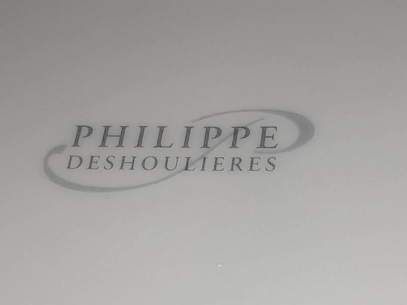 Porcelain pocket emptier - horse decor - Philippe Deshoulieres - Limoges France