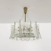 Chandelier en verre de glace autrichien