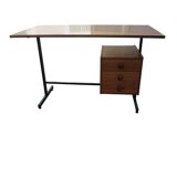 Scrivania vintage in teak, Italia, anni '70