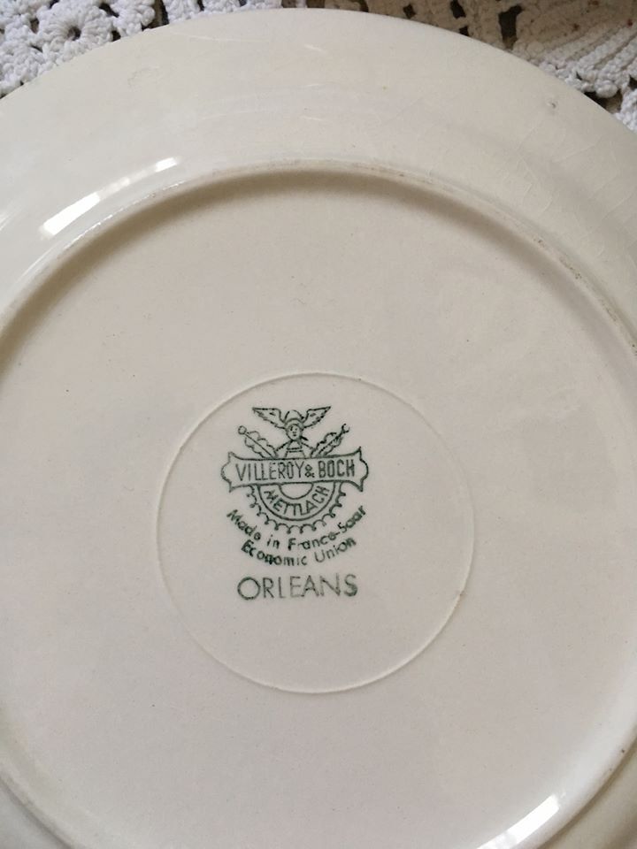 Composition of eight blue plates