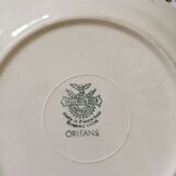 Composition of eight blue plates