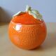 Pot en céramique orange
