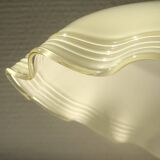 Cream-colored opaline light fixture