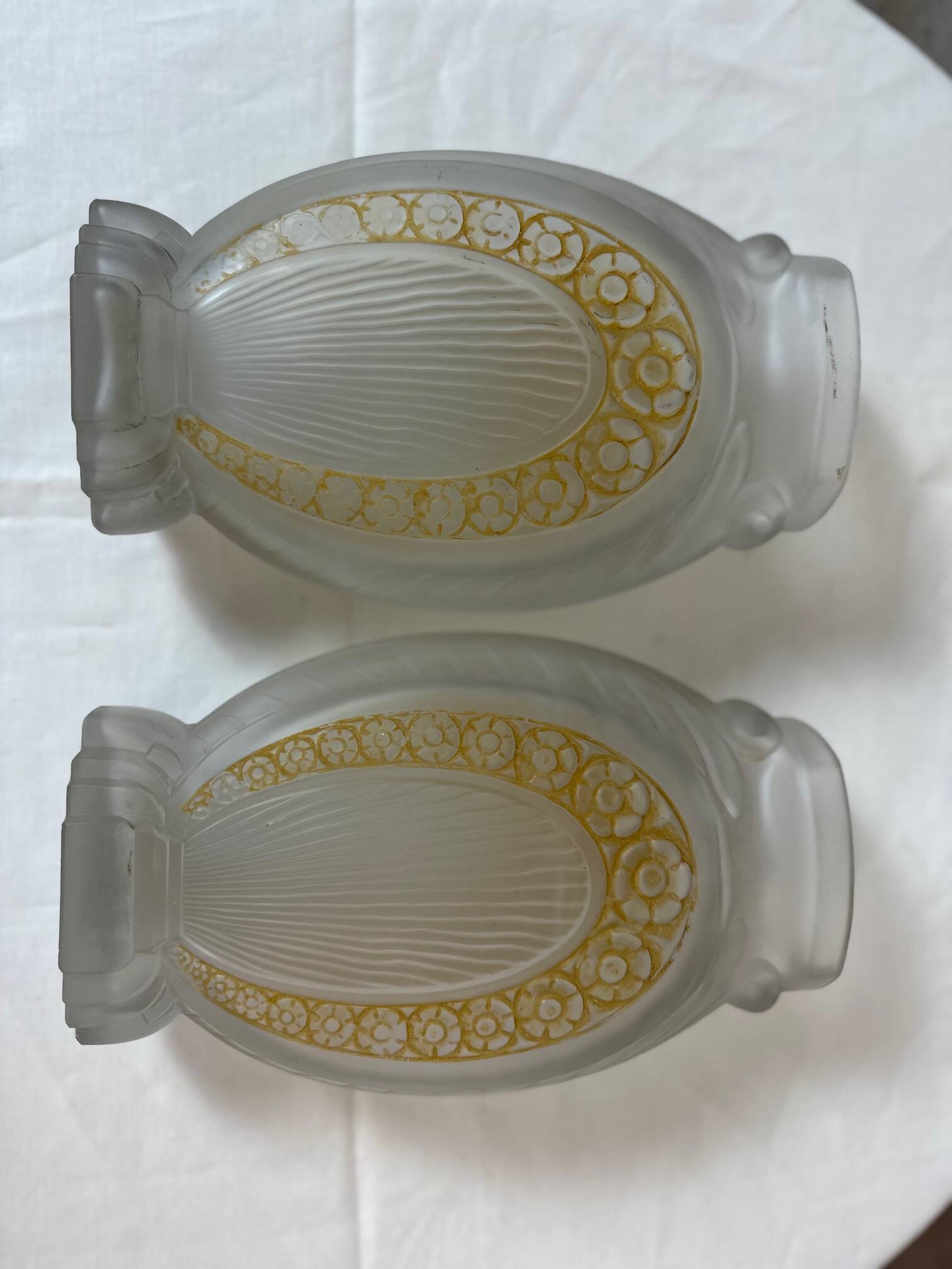 Pair of Muller vases