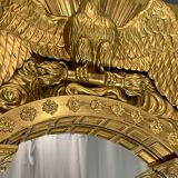 Mirror 212x101 cm empire era early nineteenth, gilding with gold leaf very good condition