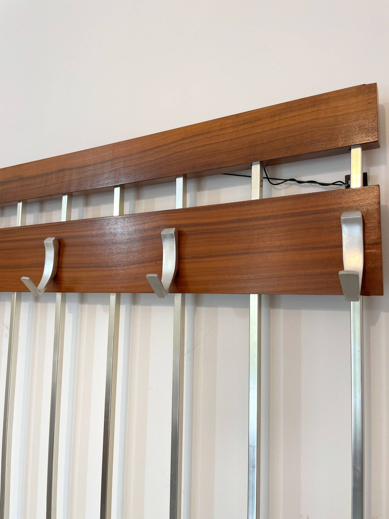 Porte-manteau mural design scandinave - années 1960/70