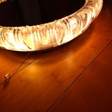 1970s mirror with glass frame