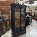 Napoleon III patinated display cabinet