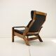 Rare Adjustable Leather Armchair, by Peter Opsvik, for Westnofa, Norway, 1960s