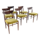 Set of 6 Lübke Otto Pollak mid centiry chairs 'Aldersbach'