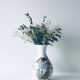 Vase Italien décor floral
