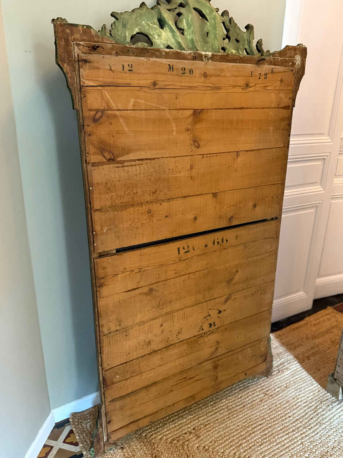 Antique mirror from the Napoleonic era.