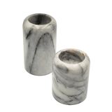 Marble candleholder set, Danish design, 1970s, production: Denmark
