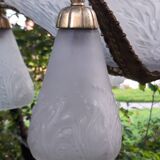 Lustre en laiton Muller frères Luneville 1920/1930