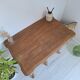 Occasional table, antique desk in solid oak in Louis XV style.