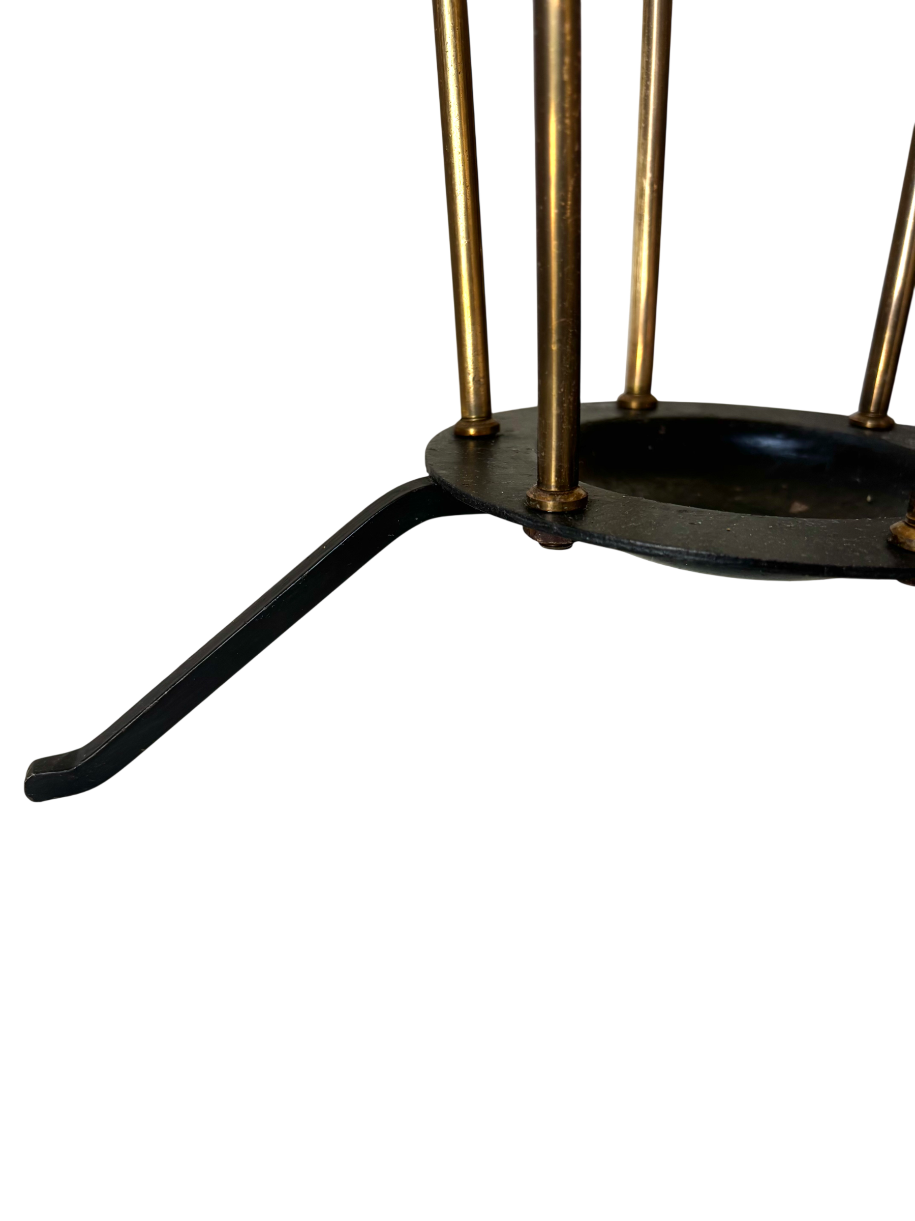 Porte-parapluie en laiton Mid Century