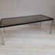 Table basse , verre fumé