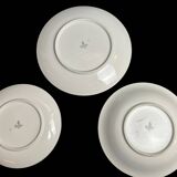 Tableware, 25-piece service, white porcelain and fine gold Winterling