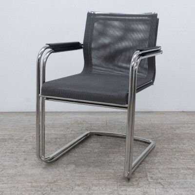 Chaise ICF Stick ATK 700 gris et chromé