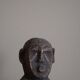Mid-century decorative African wooden sculpture, made in the 1940s-50s.