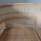 Wicker armchair