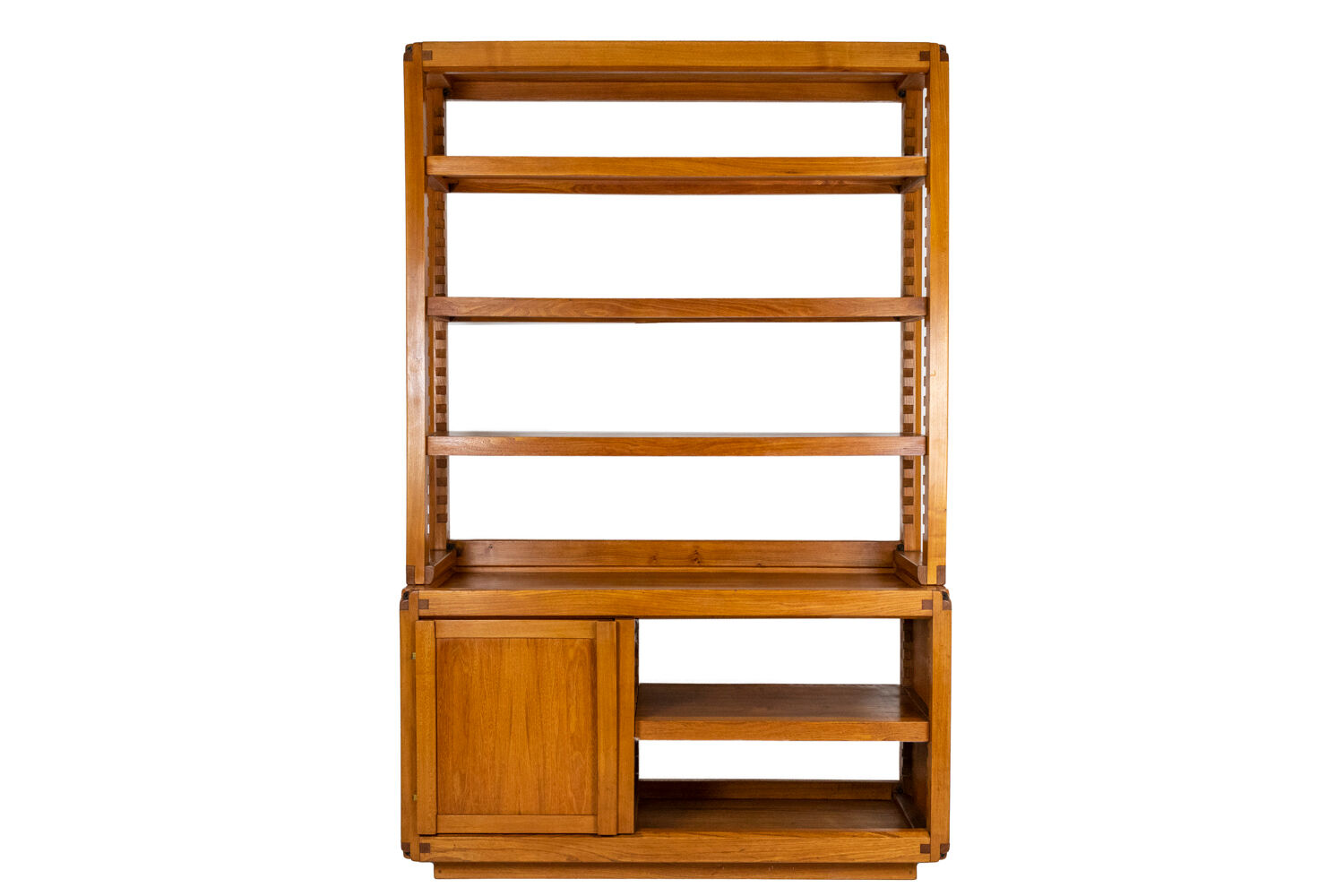 Pierre Chapo, Elm shelf furniture, 1960s