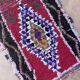 Moroccan carpet Boucherouite colored - 88 x 209 cm