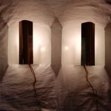 Wall light "Metalarte" glass 1970s