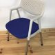 Chaise Vitra blanche et bleue