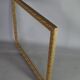 Old frame gilded stucco wood glass 46.5x35.5 cm, hardwood 41.7x32.7 cm SB