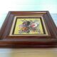 Tableau huile sur toile Rabaey bouquet de fleurs